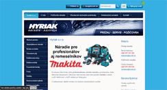 Desktop Screenshot of hyriak.sk