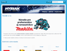 Tablet Screenshot of hyriak.sk
